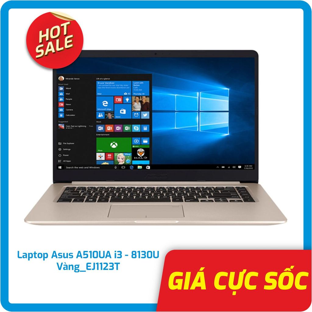 Laptop Asus A510UA i3-8130U/4GB/1TB/15.6