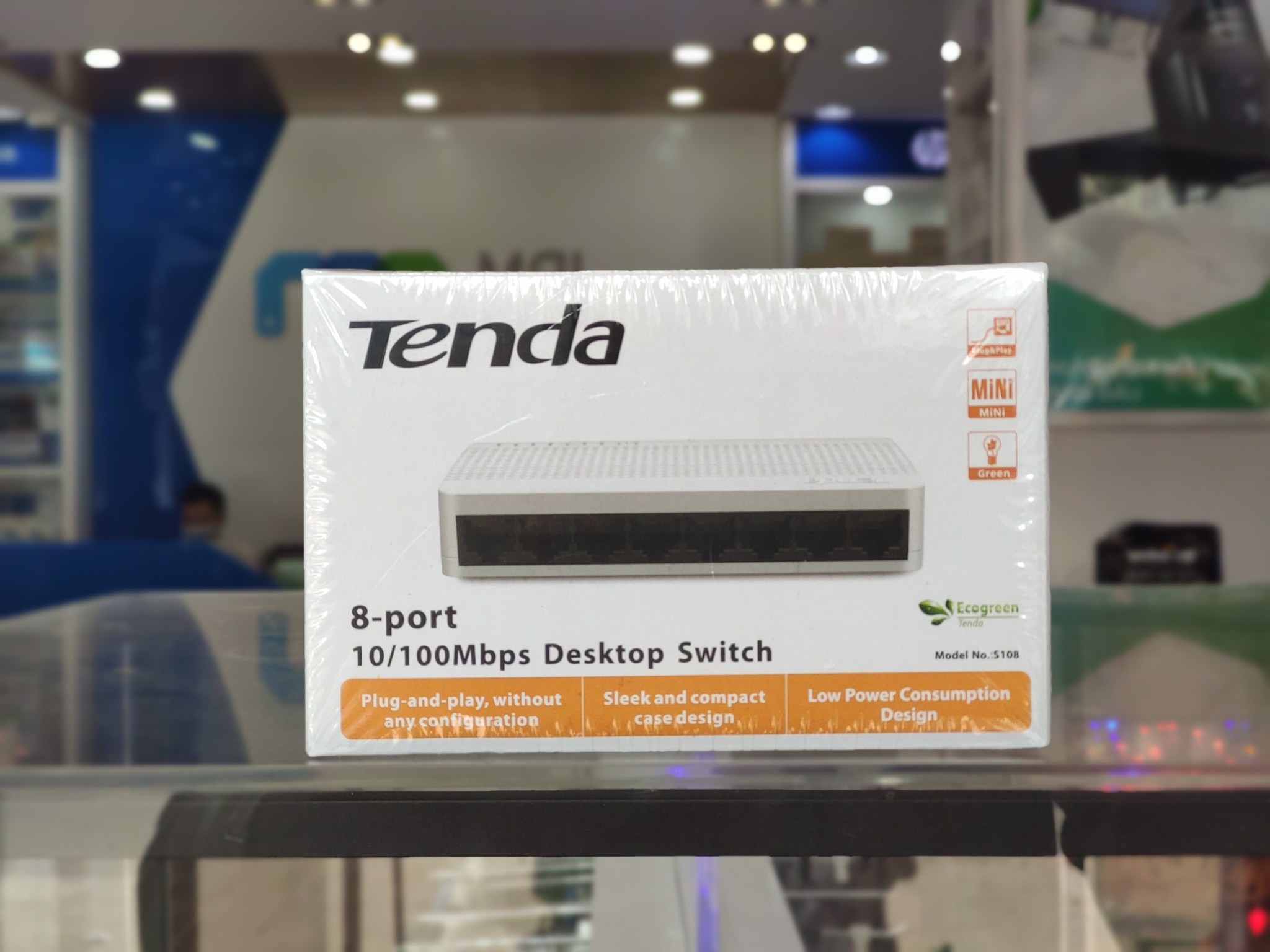 Switch 8P 10/100 S108 Tenda: Conectividad confiable para su hogar u oficina - Switch 8P 10/100 S108 Tenda