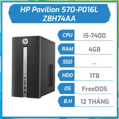 Máy bộ HP Pavilion 570-P016L i5-7400/4GB/1TB/DVDRW Z8H74AA