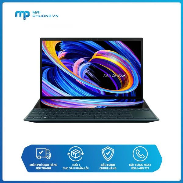 Laptop Asus ZenBook UX482E (i5-1135G7/8GB/512GB/14.0FHD /XANH/W10SL/MX450) KA166T