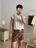  NOOBITA - Quần shorts lưng chun viền sọc 7998 