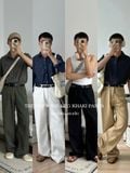  NOOBITA - Quần dài kaki ống rộng 8176 