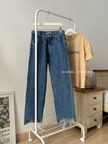  NOOBITA - Quần dài jeans rách lai 8129 