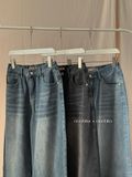  NOOBITA - Quần dài jeans ống rộng phía sau lưng chun 8141 