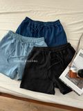  NOOBITA - Quần shorts lưng chun vải denim mềm 7968 