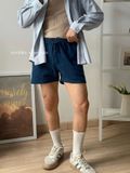  NOOBITA - Quần shorts lưng chun vải denim mềm 7968 