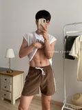  NOOBITA - Quần shorts lưng chun viền sọc 7998 