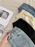  NOBITA HOME - Quần shorts jeans lưng chun CLECKHEATON 