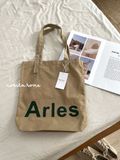  Túi tote in chữ Arles 7856 