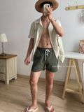  NOOBITA - Quần shorts lưng chun viền sọc 7998 