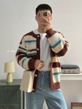  NOOBITA - Cardigan len kẻ sọc 8097 