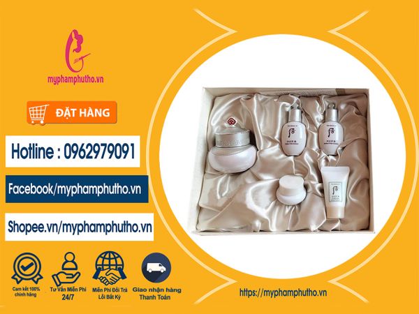 Bộ trị nám trắng da Whoo Radiant White Ultimate Correction Special Set Mua ở Đâu