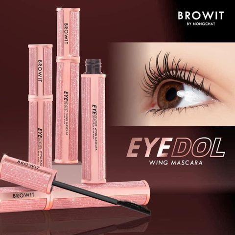 Chuốt mi Nongchat Browit Eye Dol Wing Mascara