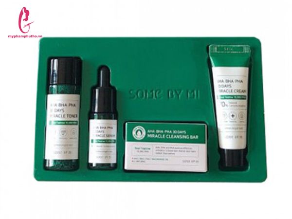 Set mini trị mụn Some By Mi AHA- BHA-PHA 30 Days 4 món