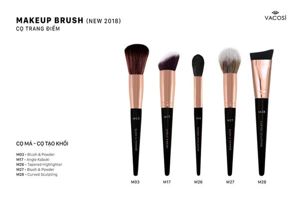 review bộ Cọ má xéo tạo khối Vacosi