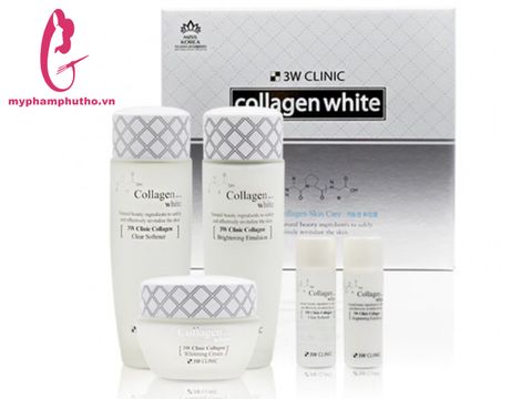 Bộ dưỡng 3W Clinic Collagen White
