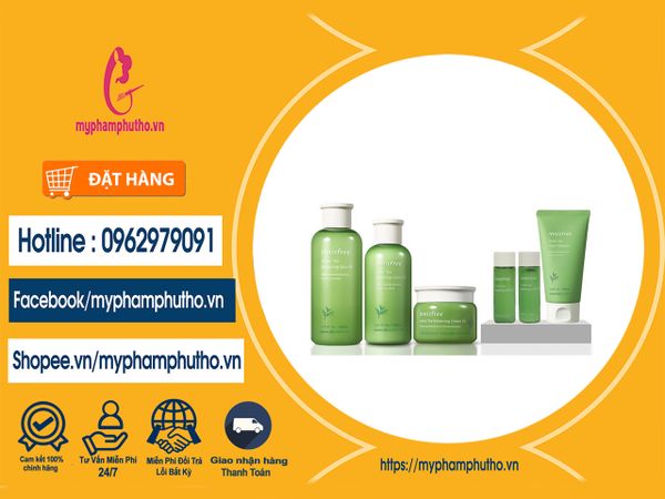 Bộ Innisfree trà xanh Balancing EX Mua ở Đâu