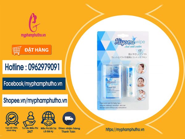 Bộ khăn nén du lịch Kiyomi Nhật Bản Mua ở Đâu