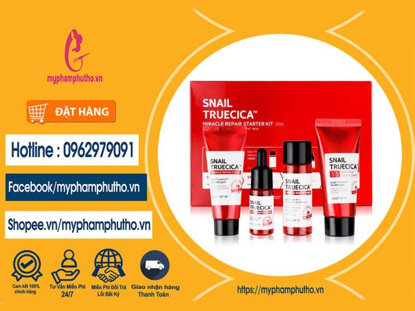 Bộ Kit Phục Hồi Da Ốc Sên Some By Mi Snail Truecica Minisize