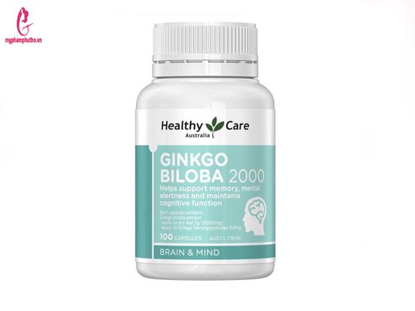 Viên Bổ Não Healthy Care Ginkgo Biloba