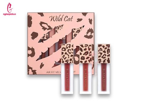 Bộ kit son Black Rouge Wild Cat Set 3 Cây