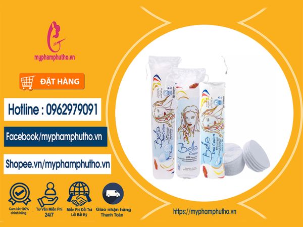 Bông Tẩy Trang Bella Due Cotton 120 miếng Mua ở Đâu