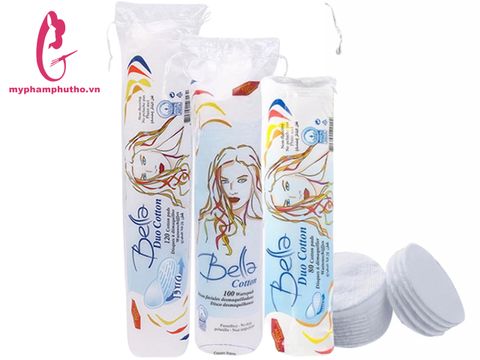 Bông Tẩy Trang Bella Due Cotton 120 miếng