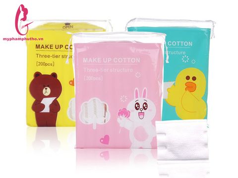 Bông tẩy trang Gấu 200m