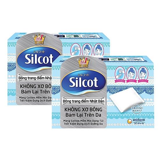 Bông tẩy trang Silcot Nhật Bản