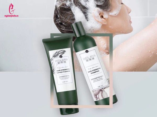 cách dùng Cặp Dầu Gội Xả Gừng Weilaiya chính hãng Đức