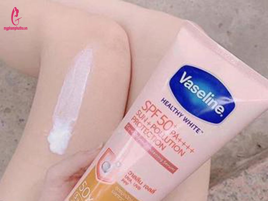 cách dùng Dưỡng Thể Chống Nắng Vaselin 50X SPF 50+ PA ++++