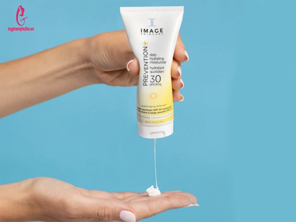 cách dùng Kem Chống Nắng Image Skincare SPF 50+