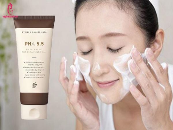 Cách dùng Sữa Rửa Mặt PHA 5.5