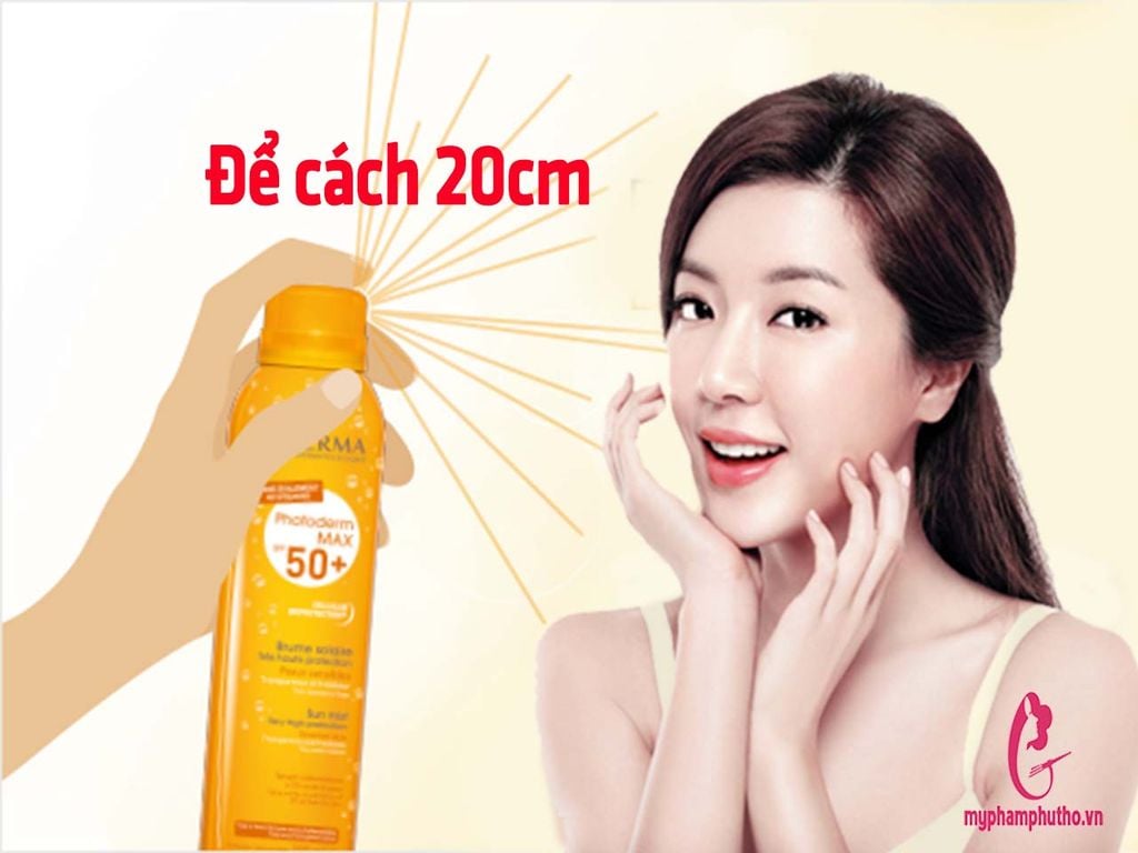 cách dùng Xịt chống nắng Bioderma Photoderm Max SPF 50+