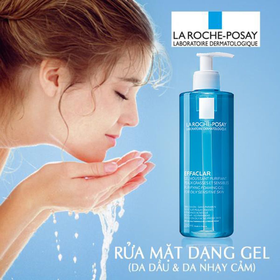 Sữa rửa mặt La Roche Posay Effaclar 400ml | Da dầu khô nhạy cảm –  myphamphutho.vn