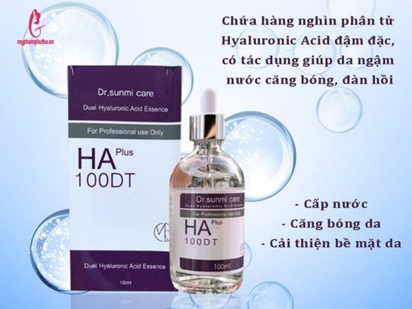 Tinh Chất Dưỡng ẩm HA Plus 100DT Duel Hyaluronic Acid Essence Dr.Sunmi Care