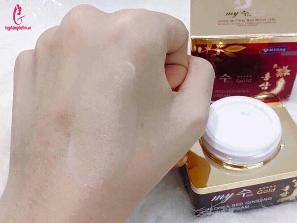 Kem sâm My Gold Korea Red Ginseng White Cream