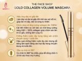 Chuốt mi Mascara Gold Collagen The Face Shop
