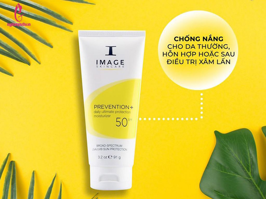 công dụng Kem Chống Nắng Image Skincare SPF 50+