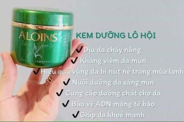 công dụng kem lô hội nhật bản