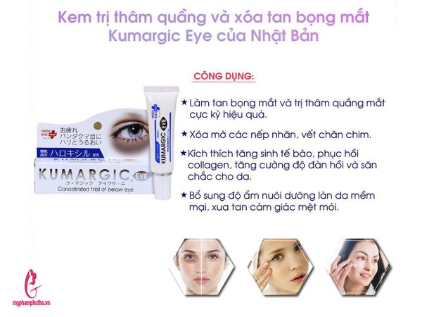 Công dụng kem mắt kumargic eye có tốt không ?