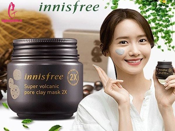 công dụng Mặt nạ đất sét Innisfree Super Volcanic Pore Clay Mask 2X