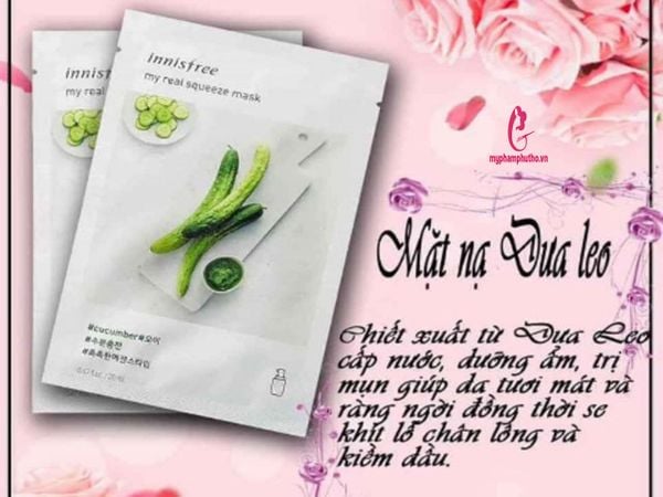 công dụng Mặt nạ Innisfree Vị Dưa Leo