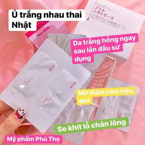 công dụng Mặt Nạ Ủ Trắng Sủi Bọt Nhau Thai Rwine Beauty Nhật Bản Product Tabs In Barcode Product Recommend