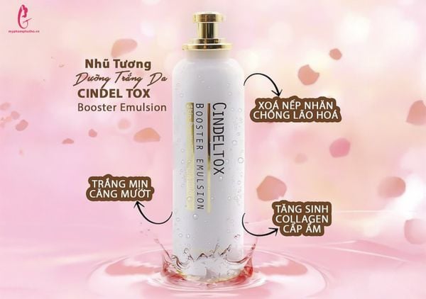Nhũ tương dưỡng trắng Cindel Tox Booster Emulsion