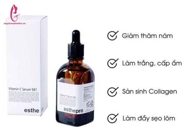 công dụng Tinh Chất Vitamin C 561 Serum Esthemax 100ml