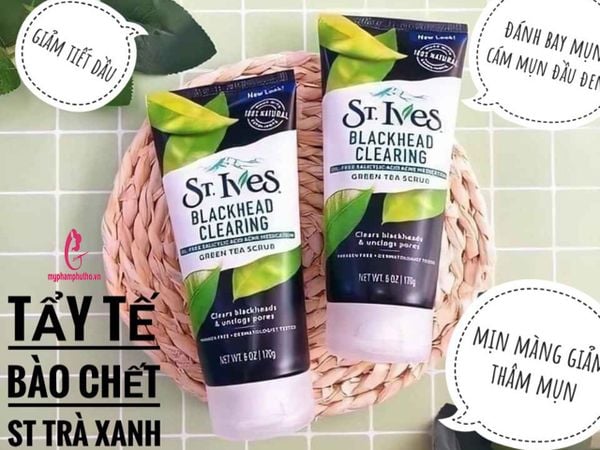 công dụng Sữa Rửa Mặt Tẩy Tế Bào Chết St.Ives Trà Xanh