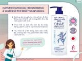 công dụng Sữa tắm dưỡng ẩm trắng da Ý Dĩ Hatomugi Naturie
