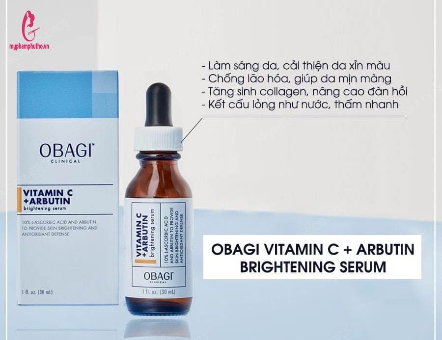 công dụng Tinh Chất Serum Obagi Vitamin C + Arbutin