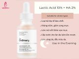 Công dụng Tinh Chất The Ordinary Lactic Acid 10% + HA